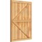 Ekena Millwork Framed Board-n-Batten Shutters w/Z-Bar, Rough Sawn Western Red Cedar, 32 1/4W x 43H, PR RBF06Z32X043RWR - alternate 2